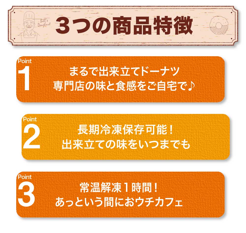 3つの特徴